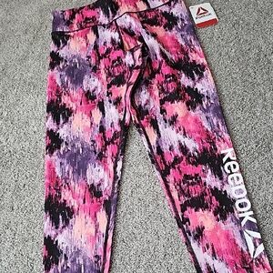 🖤Q2🔹️Reebok Kids Pink and Purple Leggings